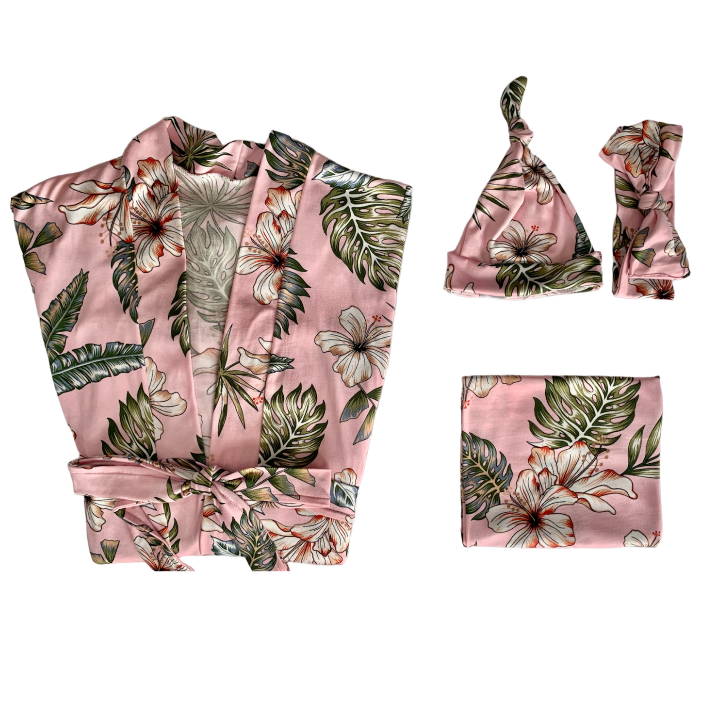 SET ROSA PASTEL FLORAL