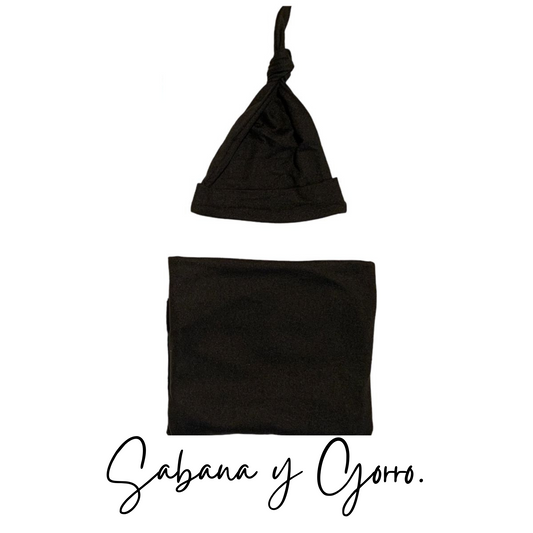 SABANA Y GORRO NEGRO